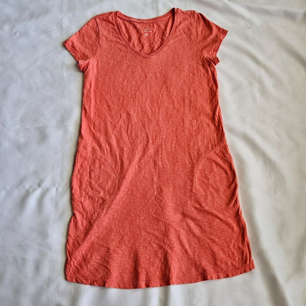 J .jill Short sleeve knit dress with pockets XS womens